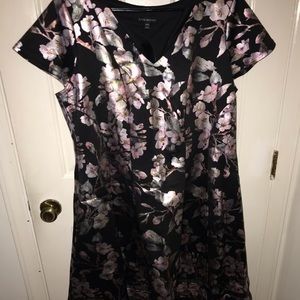 Shiny floral dress from lane Bryant sz 18/20 NWT